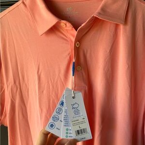 Southern Tide Coral Polo Shirt